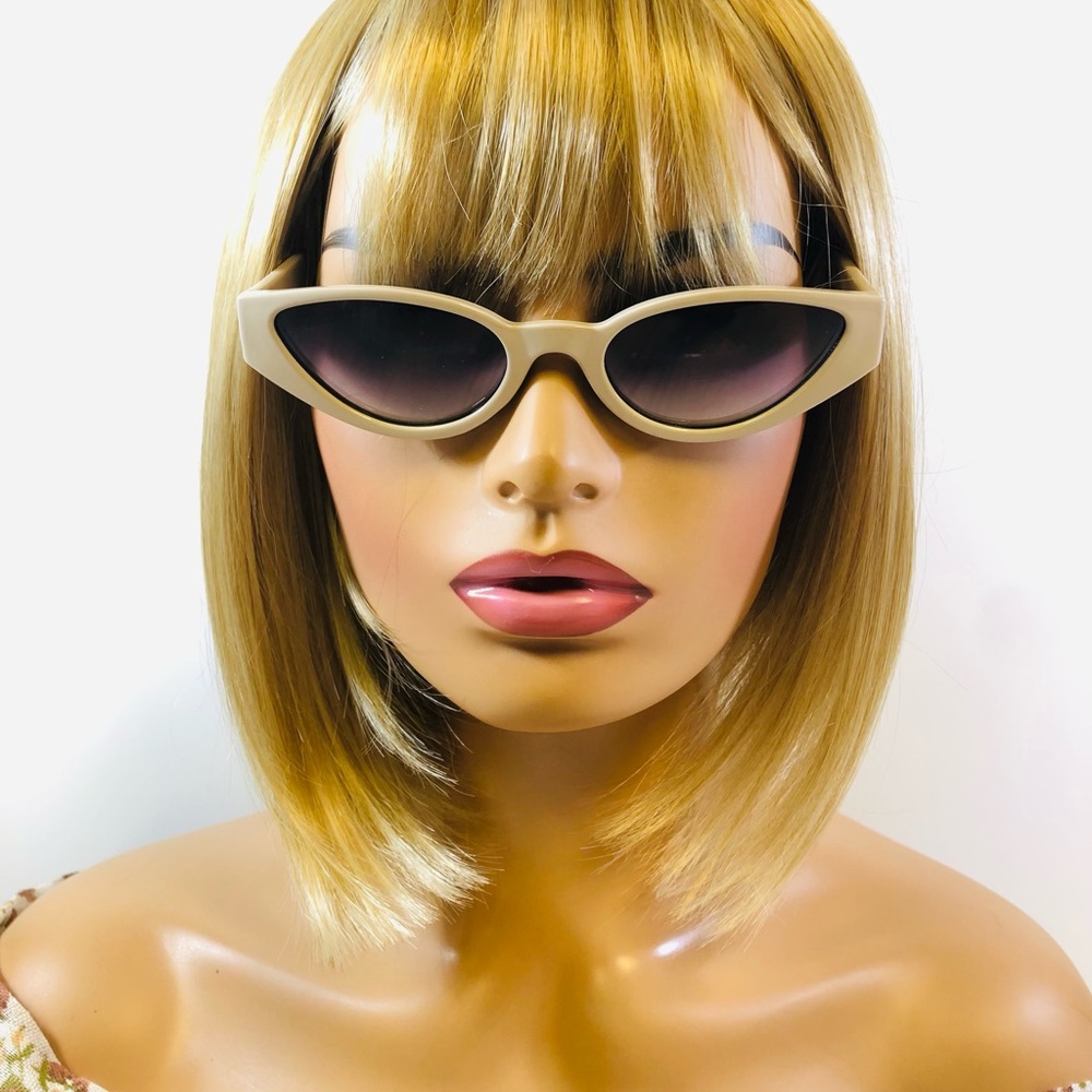 Women’s Kendall and Kylie Nude Cat-Eye Fashion Sunglasses